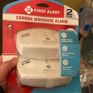 First Alert White Carbon Monoxide Alarm 2-Pack